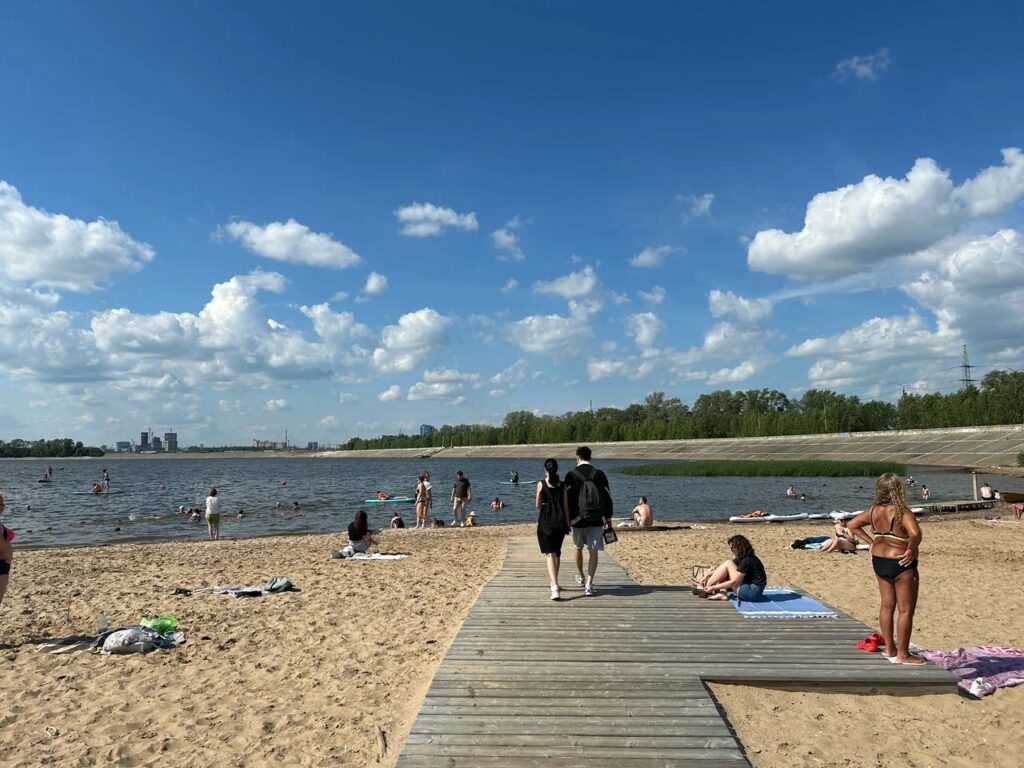 пляж локомотив казань