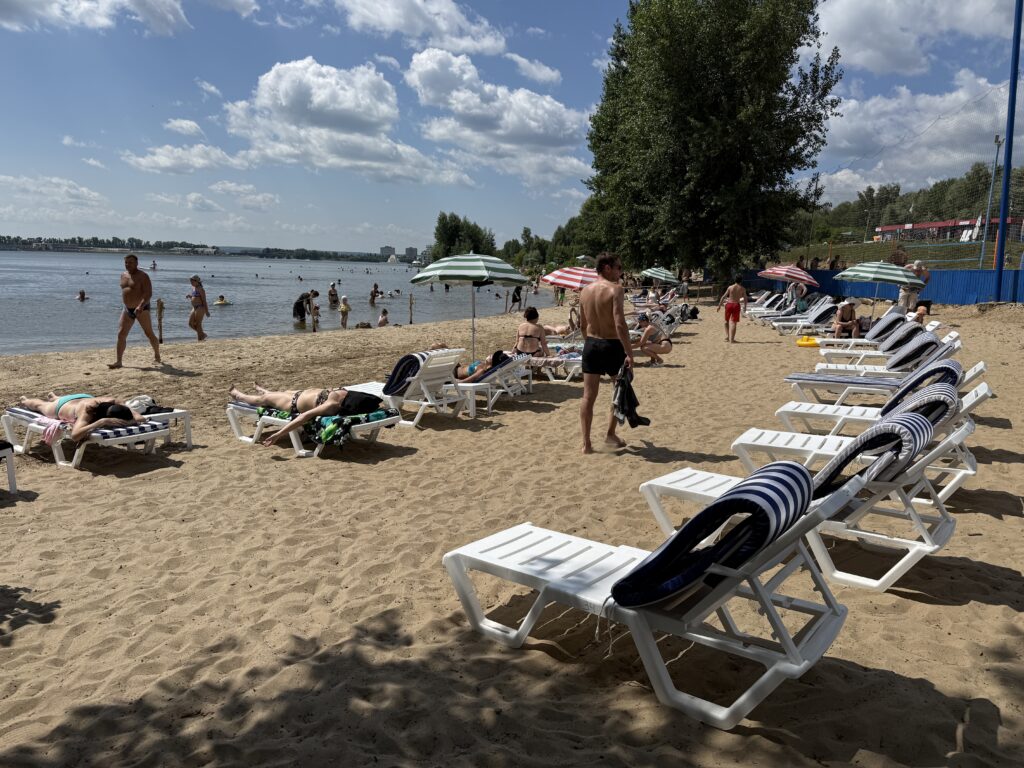 пляж нижнее заречеь казань